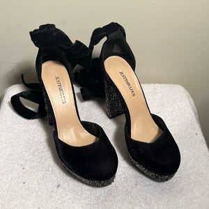 Just Fabulous Platform Sparkle Heel - 8